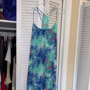 Lucy Love Turquoise and Blue Strappy Dress